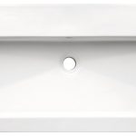 Lavabo Baho Prisma 121×46 1 seno 2 grifos