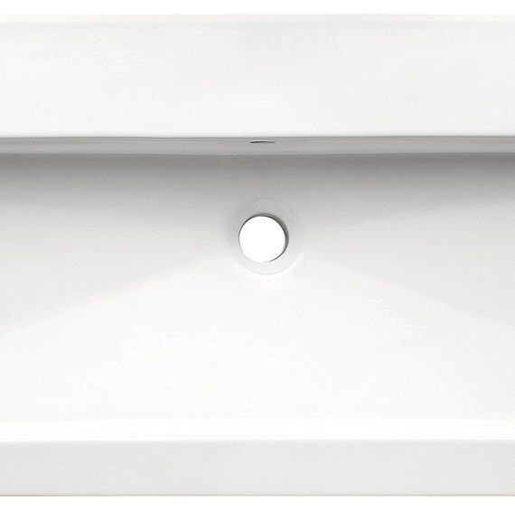 Lavabo Baho Prisma 121x46 1 seno 2 grifos