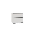 Mueble Baho Quadro suspendido 60x45cm Gris Nube Mate