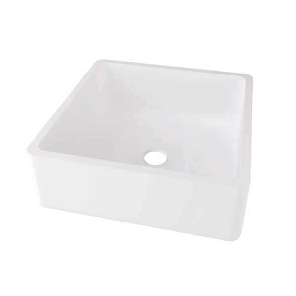 Aufsatzwaschbecken Baho Bianco quadratisch