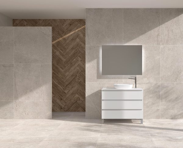 Moble Baho Nordic 3C a terra 80x45 Blanc mate
