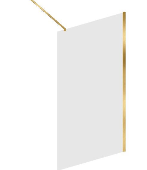 Mampara Baho Cala Oro cepillado 120cm