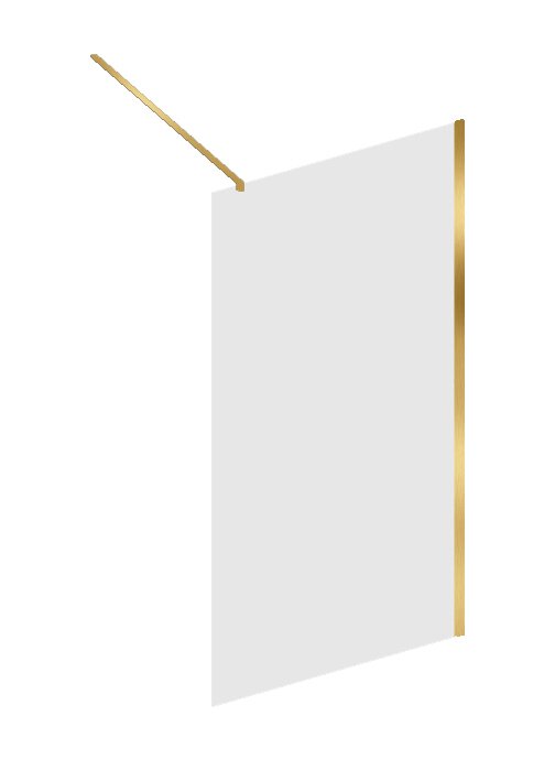 Duschabtrennung Baho Cala Gebürstetes Gold 120cm