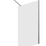 Mampara Baho Cala Acero cepillado 120cm