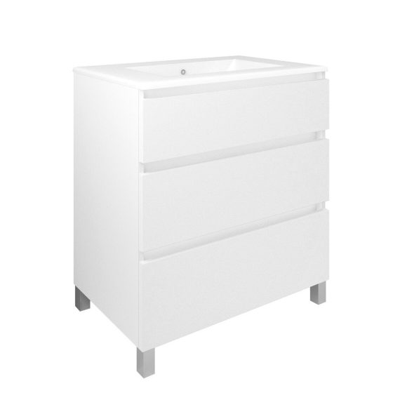 Mueble Baho Manning a suelo 80 blanco mate