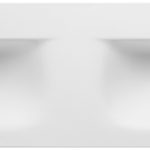 Lavabo Baho Sena 121×46 doble seno blanco mate