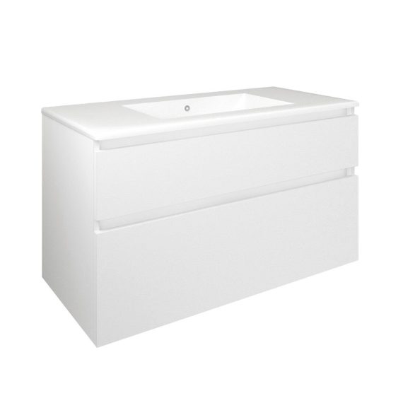 Mueble Baho Manning suspendido 100 blanco mate