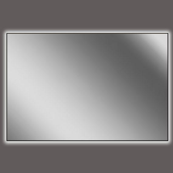 Espejo Baho Neven 120x80 retroiluminado negro