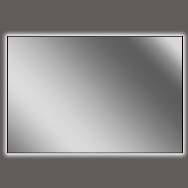 Espejo Baho Neven 120x80 retroiluminado negro