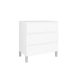 Mueble Baho Nordic 3C a suelo 60×45 Blanco mate