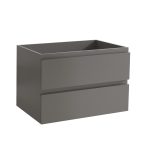 Badmöbel Baho Nordic Grau matt 2C 80x45 wandhängend