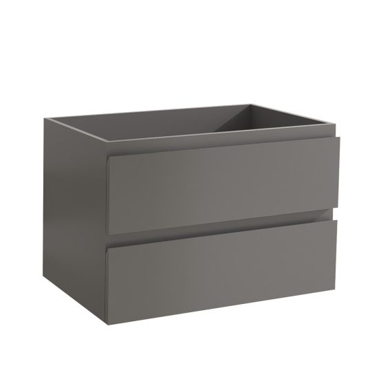 Mueble Baho Nordic Gris mate 2C 80x45 suspendido
