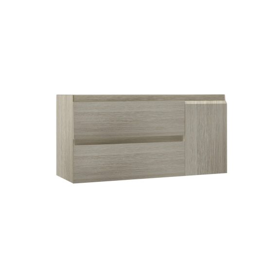 Mueble Baho Nordic 2C 1P suspendido 100x45 Roble pegaso