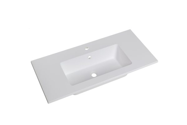 Lavabo Baho Bianco V mat 80x46