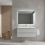 Vanity unit Baho Nordic 2C wall-hung 80x45 Matt white