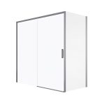 Mampara Baho Palio ducha lateral transparente 195cm 88-89.5
