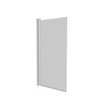 Mampara Baho Viva 1h baño 100×150 aluminio transparente