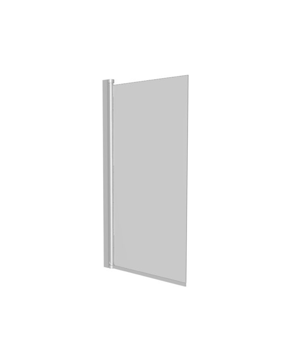 Mampara Baho Viva 1h baño 100x150 aluminio transparente