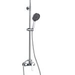 Duschsystem Baho Aura Einhebel teleskopierbar Chrom