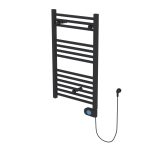 Radiador-toallero Baho Solano negro 800×500 electr.