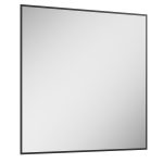 Espejo Baho Nero 80×80 marco negro