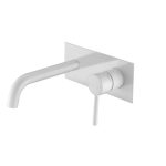 Grifo de lavabo empotrable Baho Rondo blanco