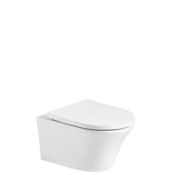 Serie Lambo Baho taza suspendido Rimless con tapa amortiguada