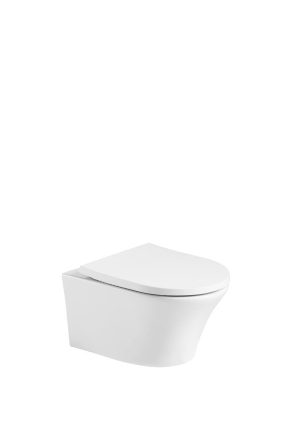Serie Lambo Baho taza suspendido Rimless con tapa amortiguada