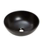 Lavabo Baho Ovo diam.40 negro mate