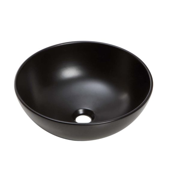 Lavabo Baho Ovo diam.40 negro mate