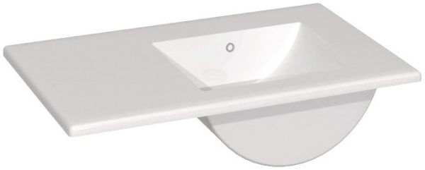 Lavabo Baho Codigo 81x46 asimetrico derecha