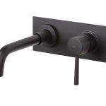 Grifo de lavabo empotrable Baho Rondo negro