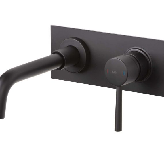 Grifo de lavabo empotrable Baho Rondo negro