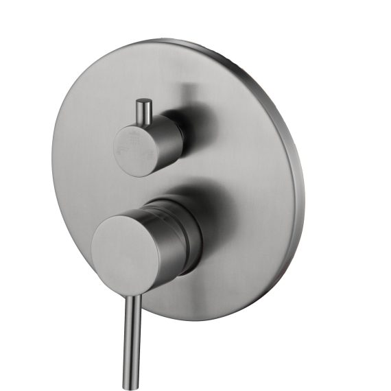 Grifo ducha Baho Acero empotrado 2 vias