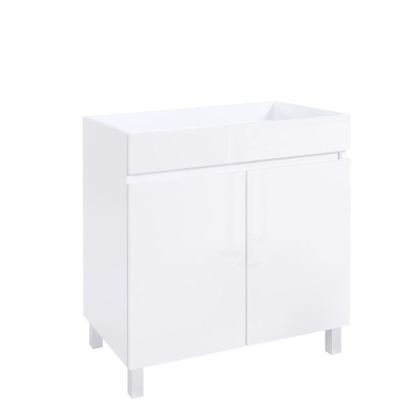 Floor-standing vanity unit Baho Matty 2D 80x45 White