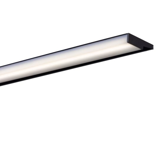 Aplique led Baho Sol 120 cm negro mate