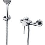 Grifo de ducha Baho Rondo con accesorios