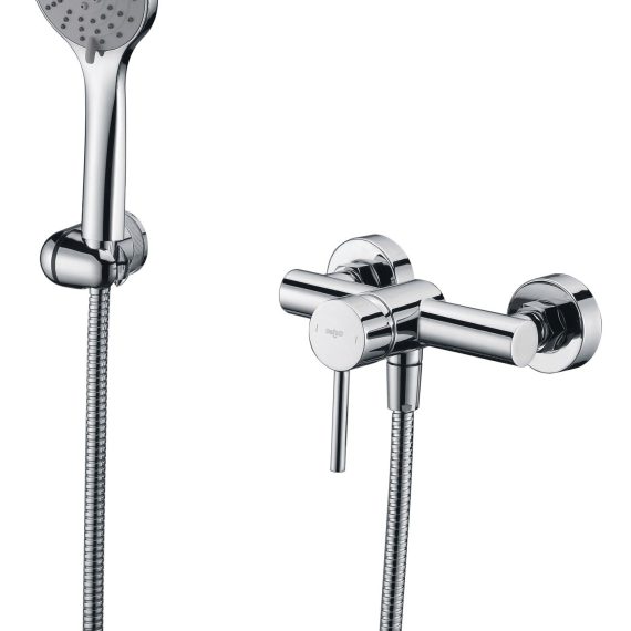 Grifo de ducha Baho Rondo con accesorios