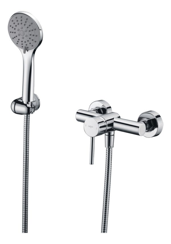 Grifo de ducha Baho Rondo con accesorios