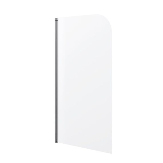 Mampara para bañera Baho Sion 1 hoja aluminio transparente