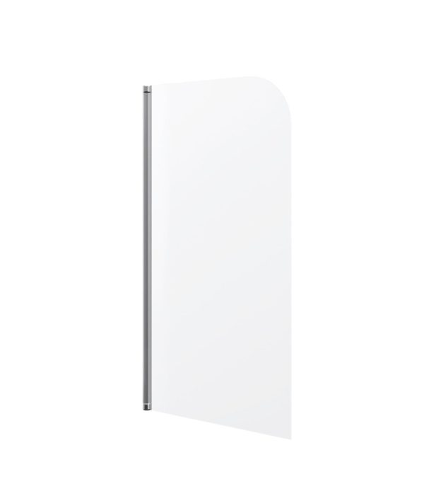 Mampara para bañera Baho Sion 1 hoja aluminio transparente