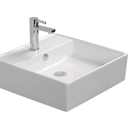 Lavabo Baho Loft 46,55x46,5 blanco brillo