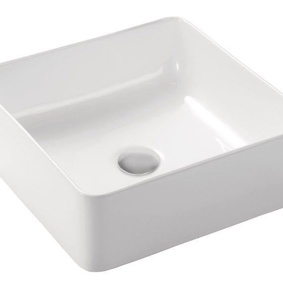 Lavabo Baho Montclair 36x36 blanco brillo