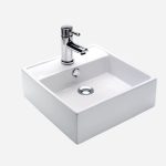 Lavabo Baho Ibo 38×38 blanco brillo