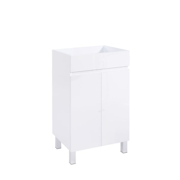 Mueble Baho Matty fondo reducido 2P a suelo 50 Blanco