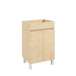 Mueble Baho Matty fondo reducido 2P a suelo 50 Fresno