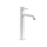 Grifo de lavabo caño alto Baho Rondo blanco