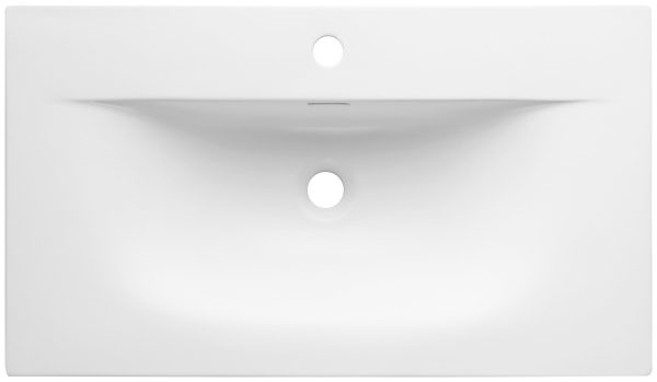 Lavabo Baho Sena 81x46 blanco mate