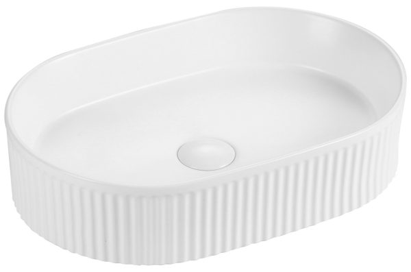 Lavabo Magda Baho ovalat 48x32,5 blanc mat