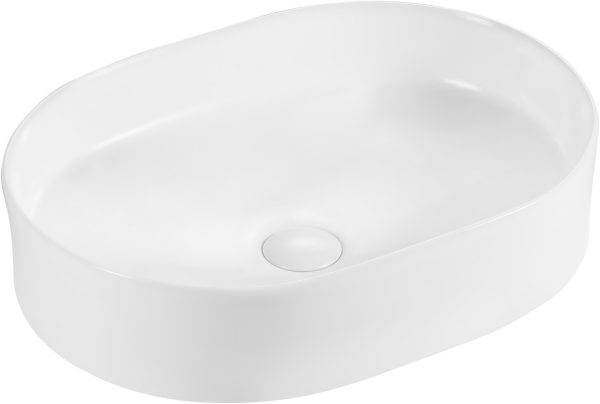 Waschbecken Ópalo Baho oval diam.40,5 mattweiß